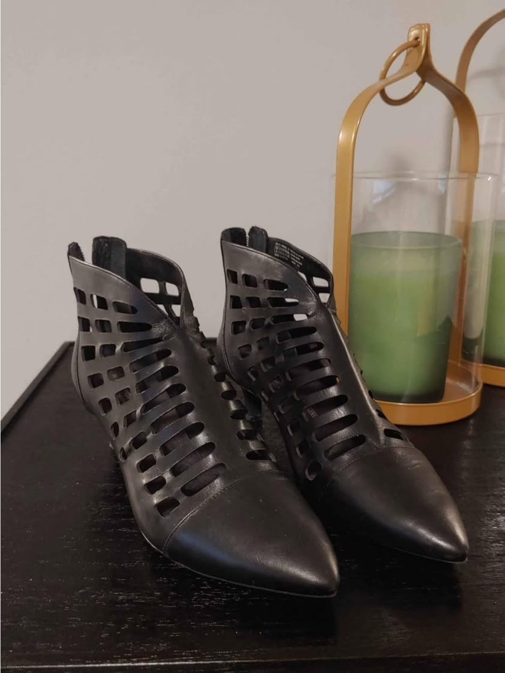 NWOT Rockport Black Cutout Kalila Suede Bootie